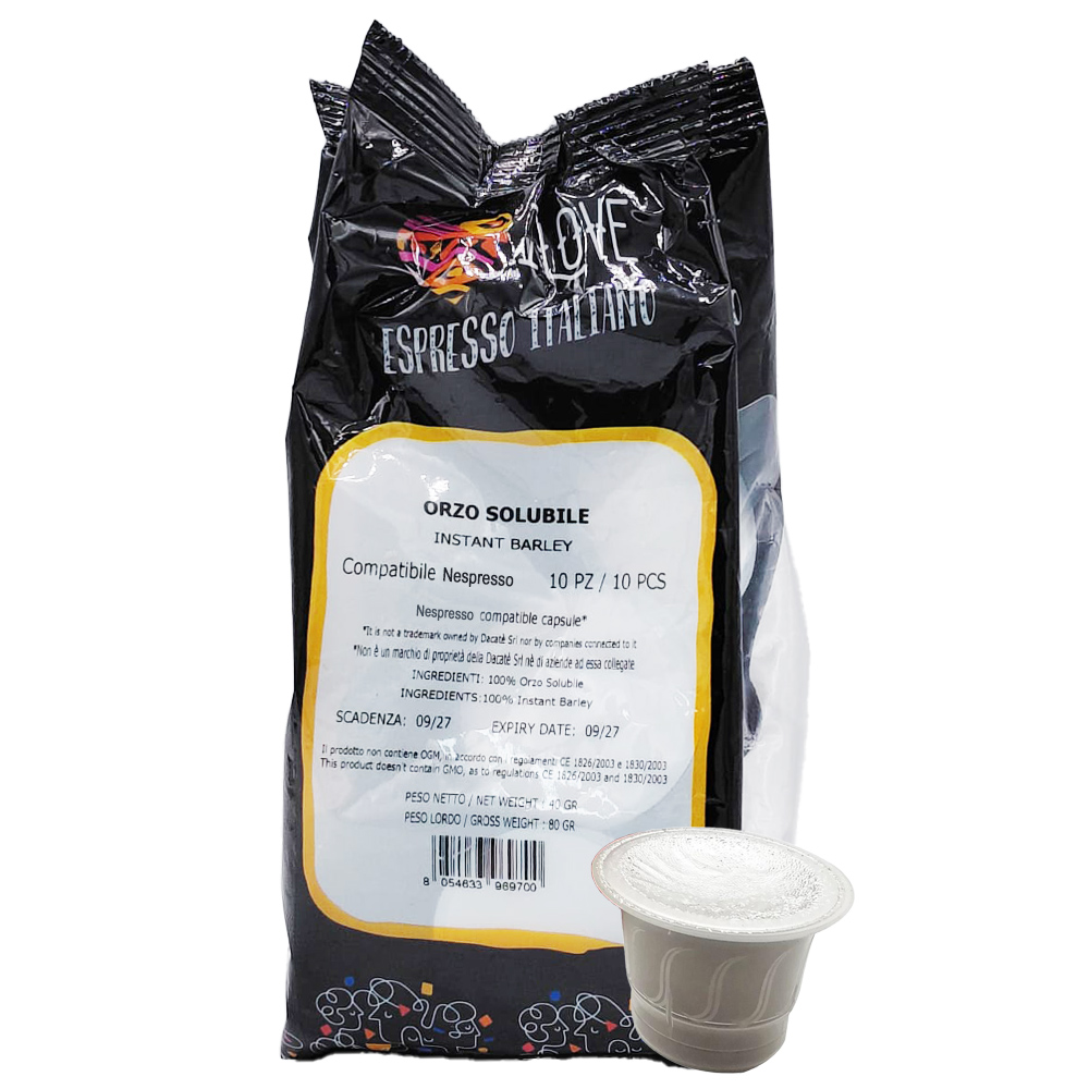 Nespresso Orzo Solubile in Capsula Daca. Bs. pc.10