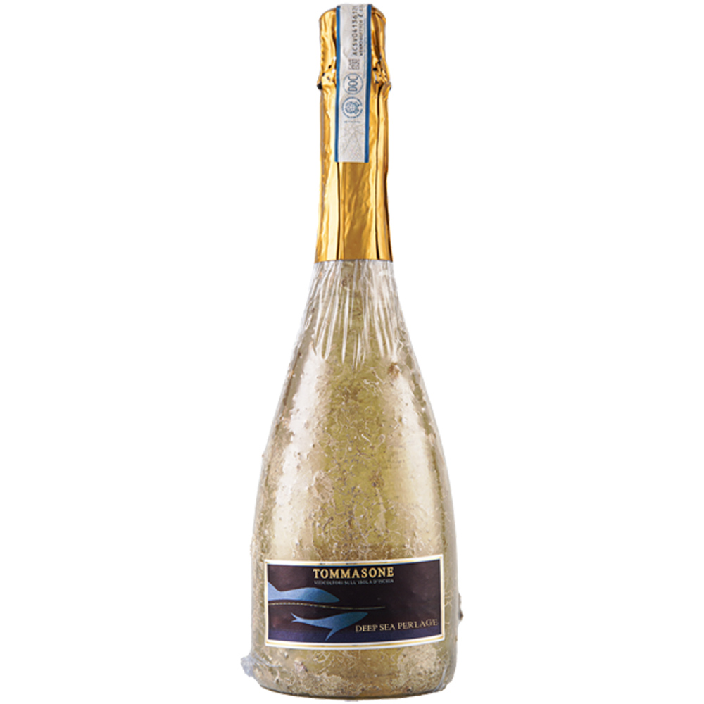 Tommasone Deep Sea Perlage Ischia Bianco Doc Sotto il Mare Vino Spumante Brut Metodo Classico Bt. Cl.75