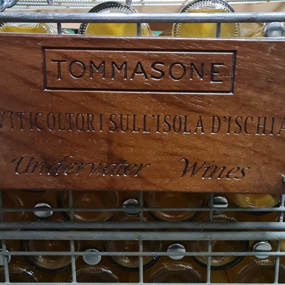 Tommasone Deep Sea Perlage Ischia Bianco Doc Sotto il Mare Vino Spumante Brut Metodo Classico Bt. Cl.75 - immagine 6